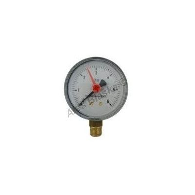 Manometr spodní vývod rozsah 0-6 bar - tlakoměr