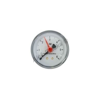 Manometr zadní vývod rozsah 0-6 bar - tlakoměr