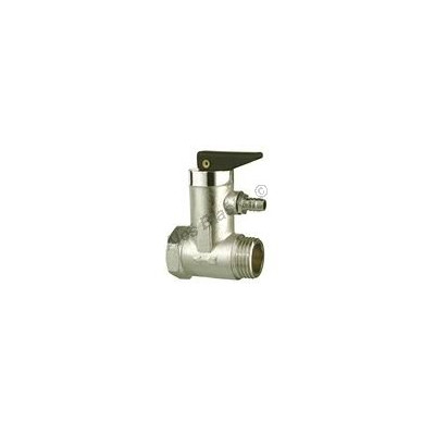 Pojistný (pojišťovací) ventil k bojleru s vypouštěním (pojišťovák na vodu)