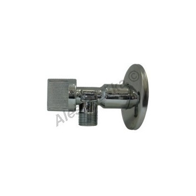 Rohový kulový kohout (ventil) 1/2"x1/2" s filtrem k umyvadlu WC (roháček)