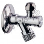 Rohový ventil vřetýnkový 1/2"x3/8" s filtrem k umyvadlu, WC (roháček)