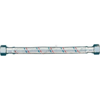 Nerezová připojovací opletená flexi hadička 1/2"Mx1/2"M (propojovací hadice na vodu)
